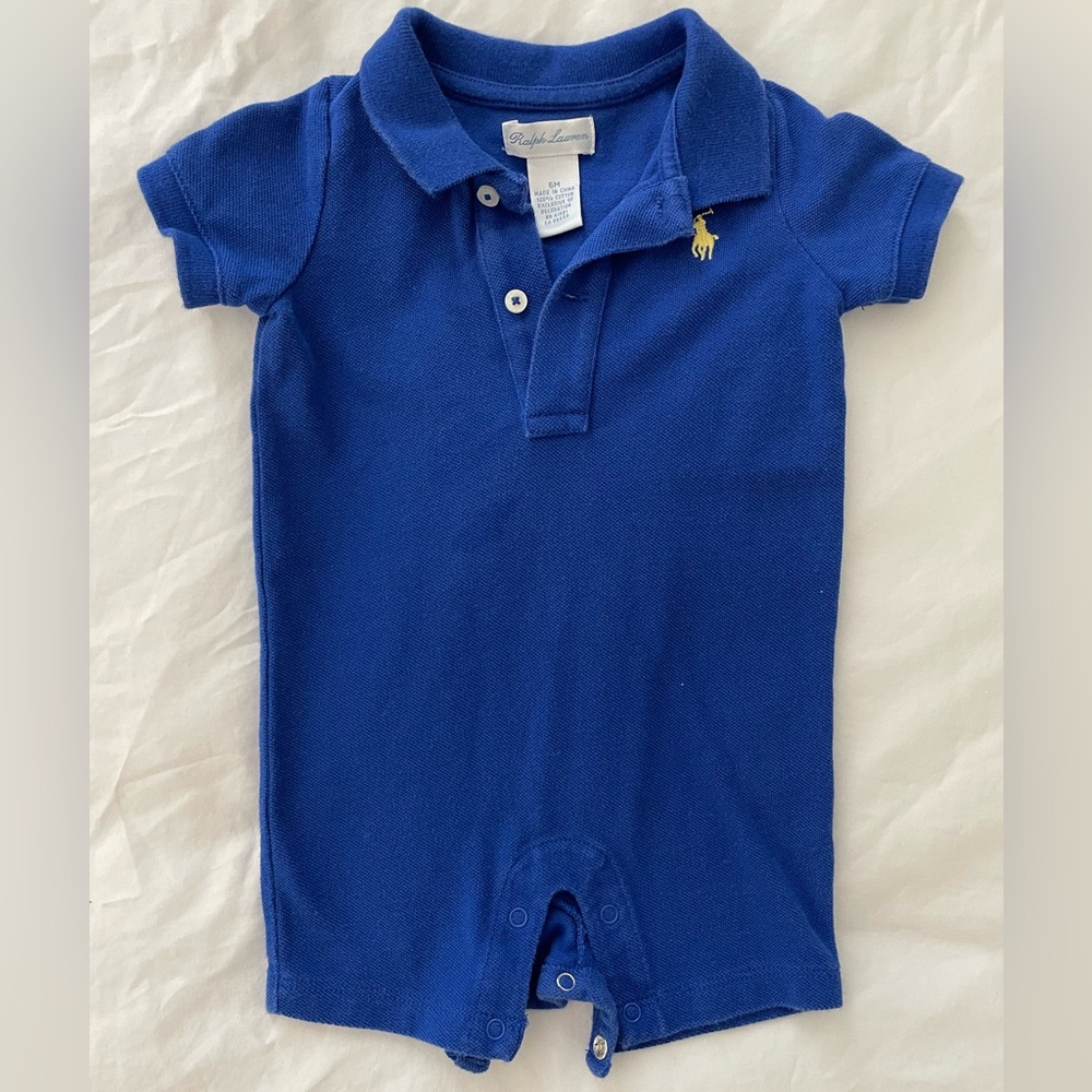 Polo Ralph Lauren Shortall Romper 3-6mo